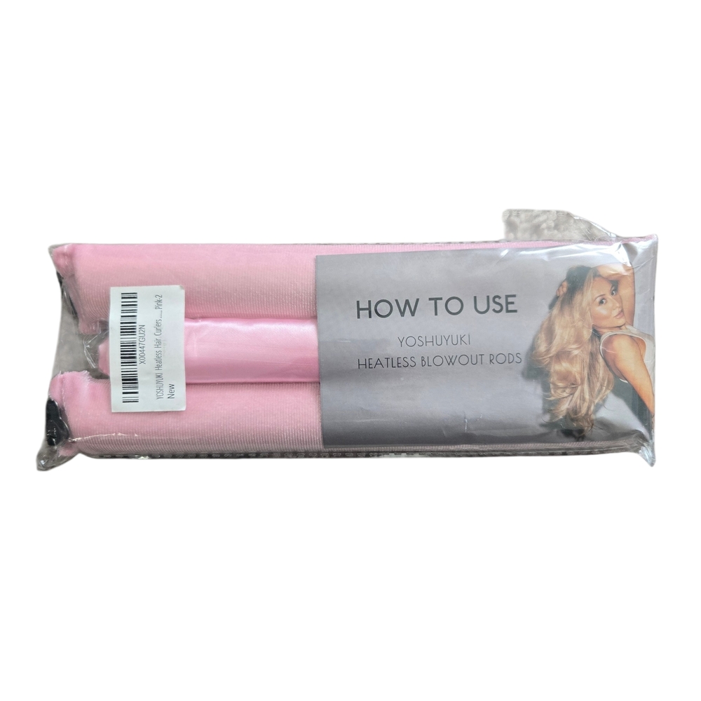 Yoshuyuki Pink Heatless Blowout Rods NWT